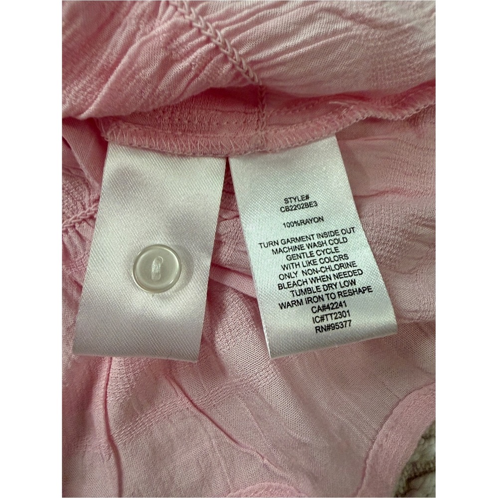 NWT Sanctuary Pink Smocked Stay Together Long Sleeve Top XL Barbiecore Fairy - Picture 9 of 9